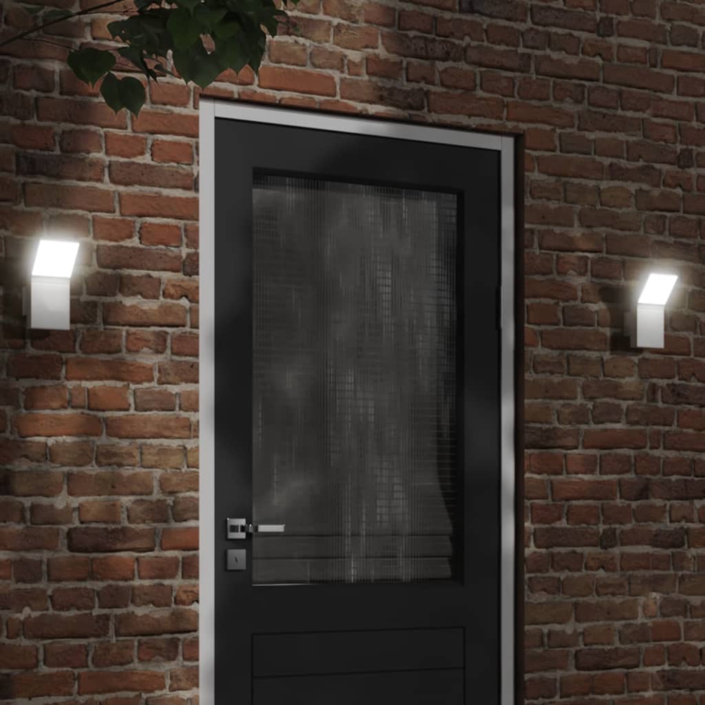 Buitenwandlamp LED gegoten aluminium wit is nu te koop bij PeponiXL, paradijselijk wonen!