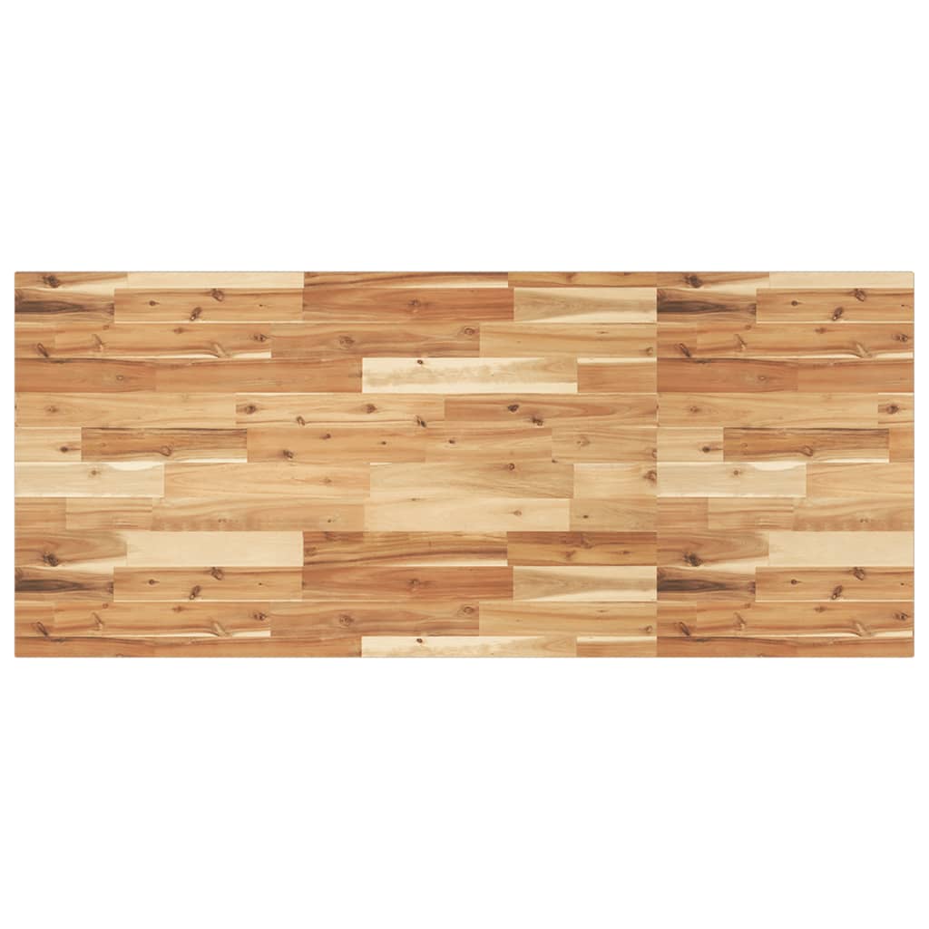 Wastafelblad met olieafwerking 140x60x2 cm massief acaciahout is nu te koop bij PeponiXL, paradijselijk wonen!
