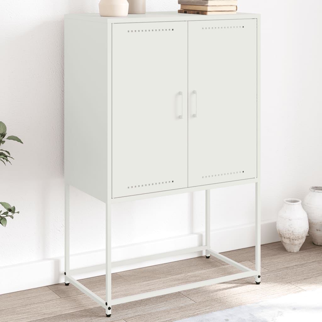 Tv-meubel 68x39x60,5 cm staal wit is nu te koop bij PeponiXL, paradijselijk wonen!