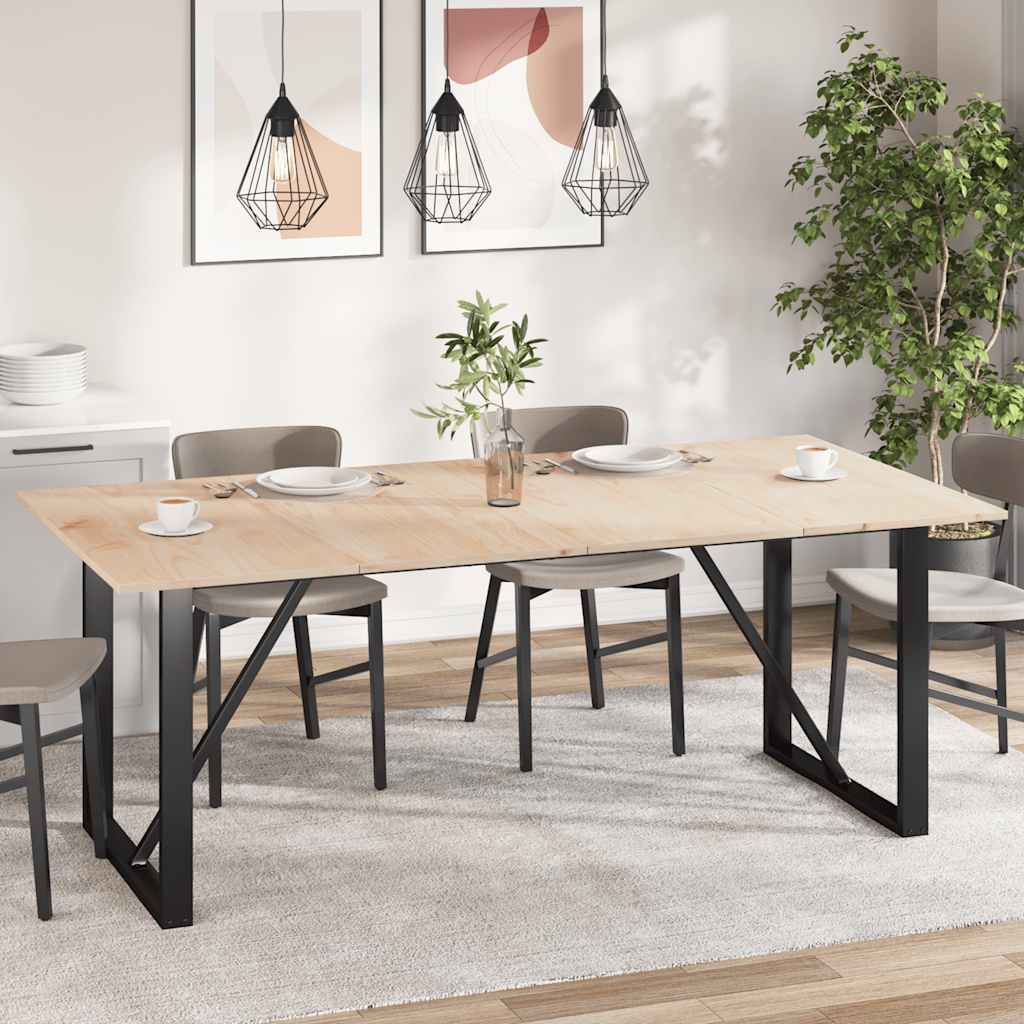 Tafelbladen 4 st rechthoekig 100x50x1,7 cm massief grenenhout is nu te koop bij PeponiXL, paradijselijk wonen!