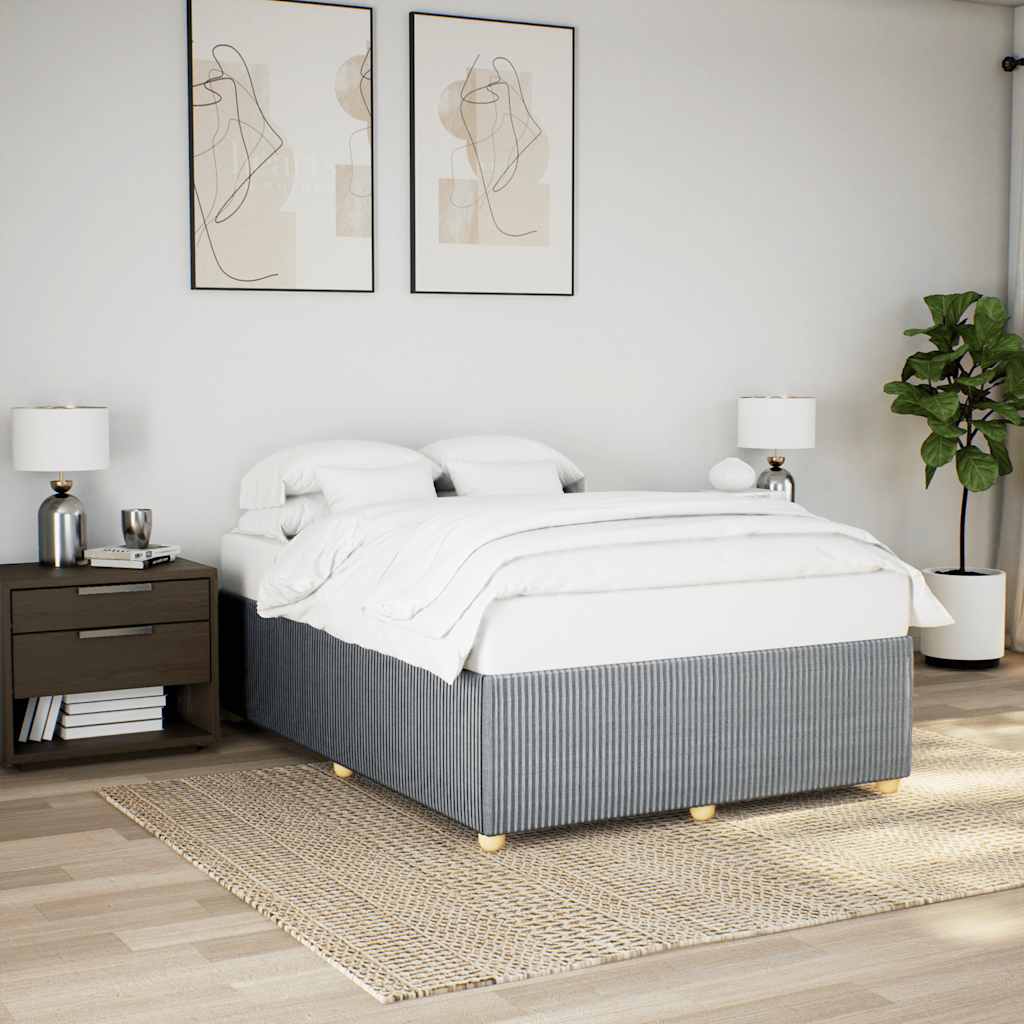 Bedframe zonder matras stof lichtgrijs 160x200 cm is nu te koop bij PeponiXL, paradijselijk wonen!