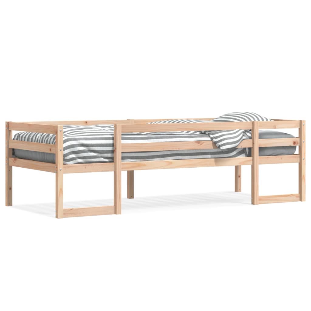Kinderbedframe massief grenenhout 80x200 cm is nu te koop bij PeponiXL, paradijselijk wonen!