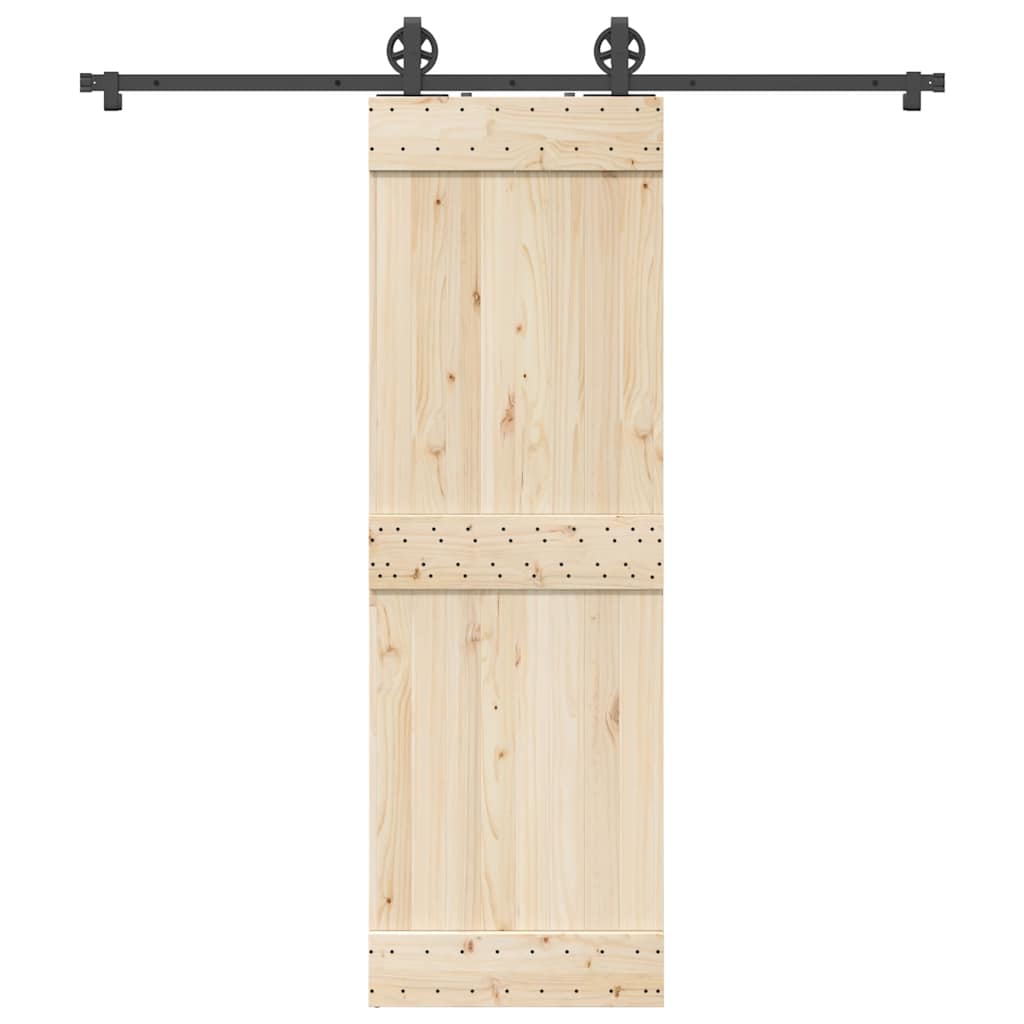 Doos met onderdelen voor schuifdeur 200 cm staal zwart is nu te koop bij PeponiXL, paradijselijk wonen!