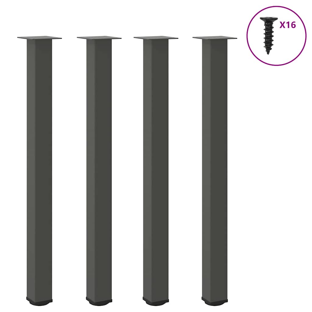 Bartafelpoten 4 st 110-112 cm staal antraciet is nu te koop bij PeponiXL, paradijselijk wonen!