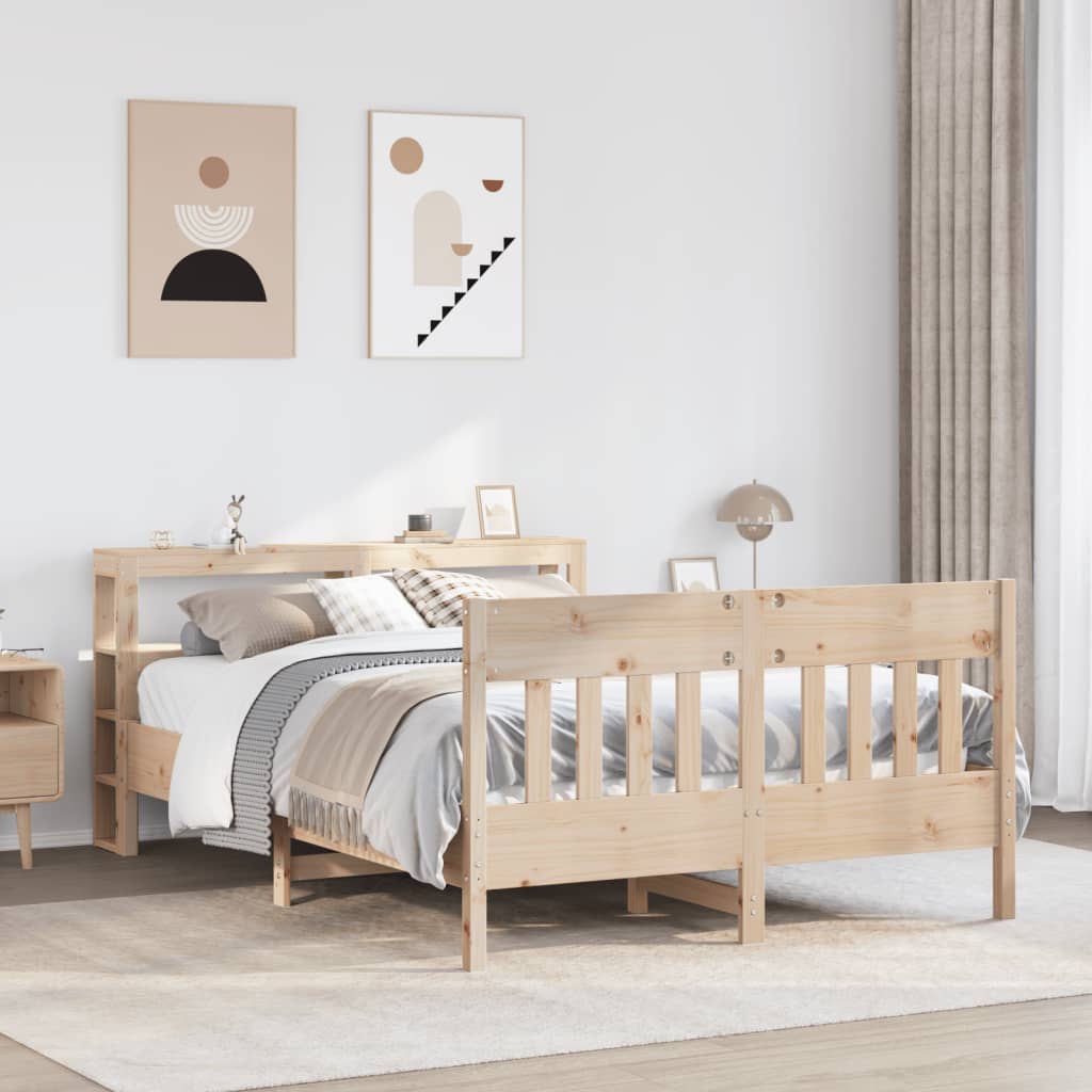 Bedframe zonder matras massief grenenhout 120x190 cm is nu te koop bij PeponiXL, paradijselijk wonen!