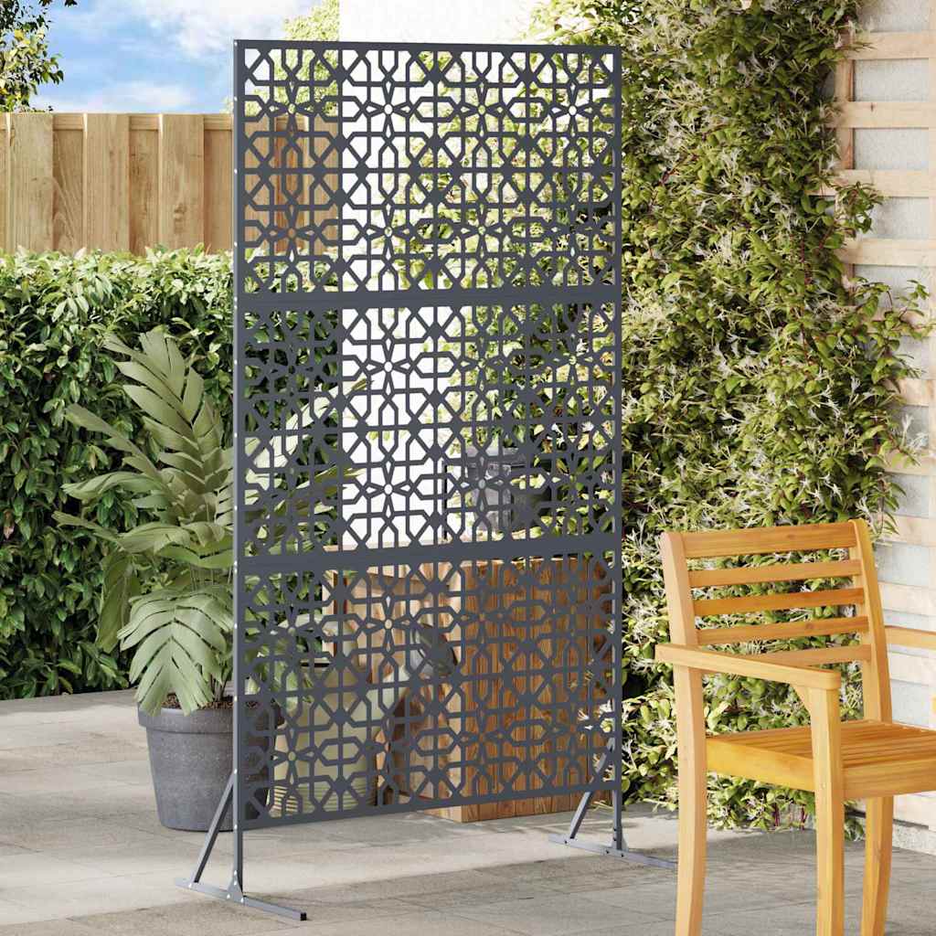 Privacyscherm Antraciet 100 x 50 x 180 cm Staal is nu te koop bij PeponiXL, paradijselijk wonen!