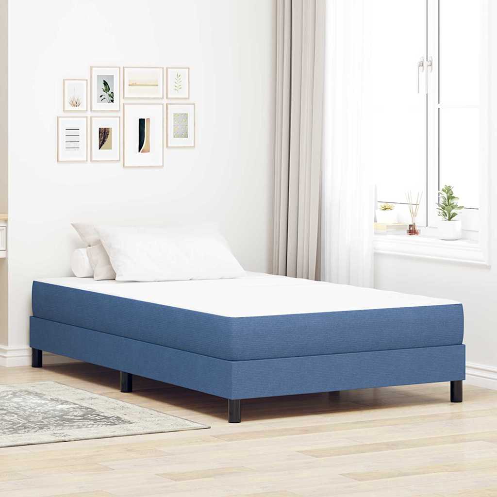 Bedmatras met matras Blauw 120 x 190 cm Stof is nu te koop bij PeponiXL, paradijselijk wonen!