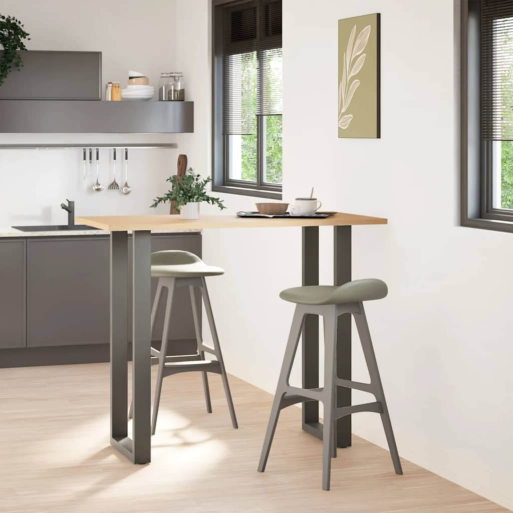 Bartafelpoten 2 st U-vormig 40x(110-111) cm staal antraciet is nu te koop bij PeponiXL, paradijselijk wonen!
