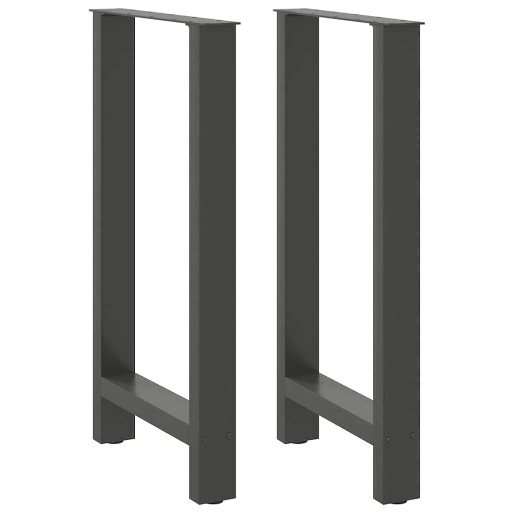 Bartafelpoten 2 st 40x(90-91) cm staal antraciet is nu te koop bij PeponiXL, paradijselijk wonen!