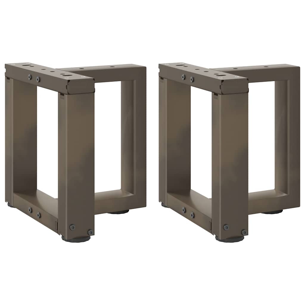 Salontafelpoten 2 st T-vormig 30x25x(30-31) cm staal naturel is nu te koop bij PeponiXL, paradijselijk wonen!