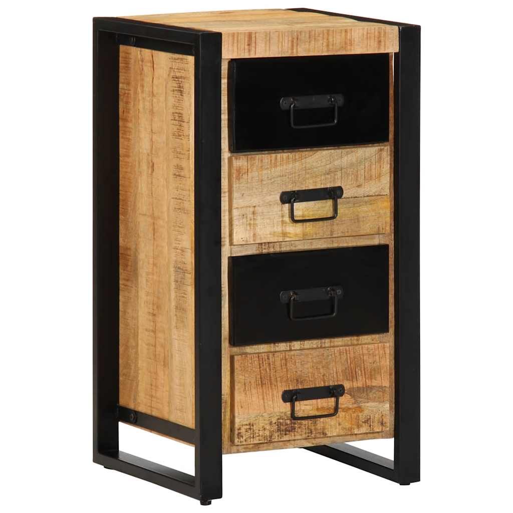 Ladekast 40x40x90 cm massief ruw mangohout is nu te koop bij PeponiXL, paradijselijk wonen!
