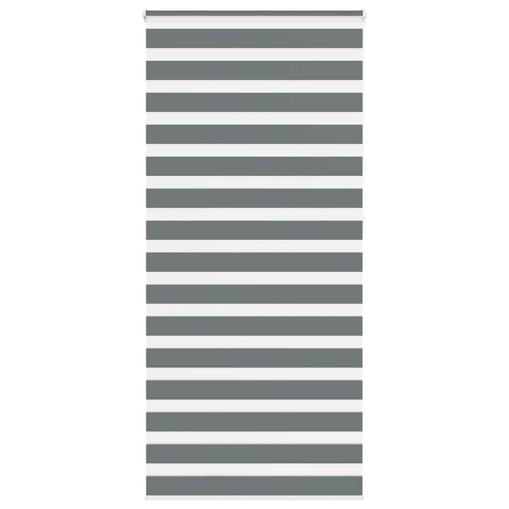 Zebra rolgordijn 105x230 cm stofbreedte 100,9 cm donkergrijs is nu te koop bij PeponiXL, paradijselijk wonen!