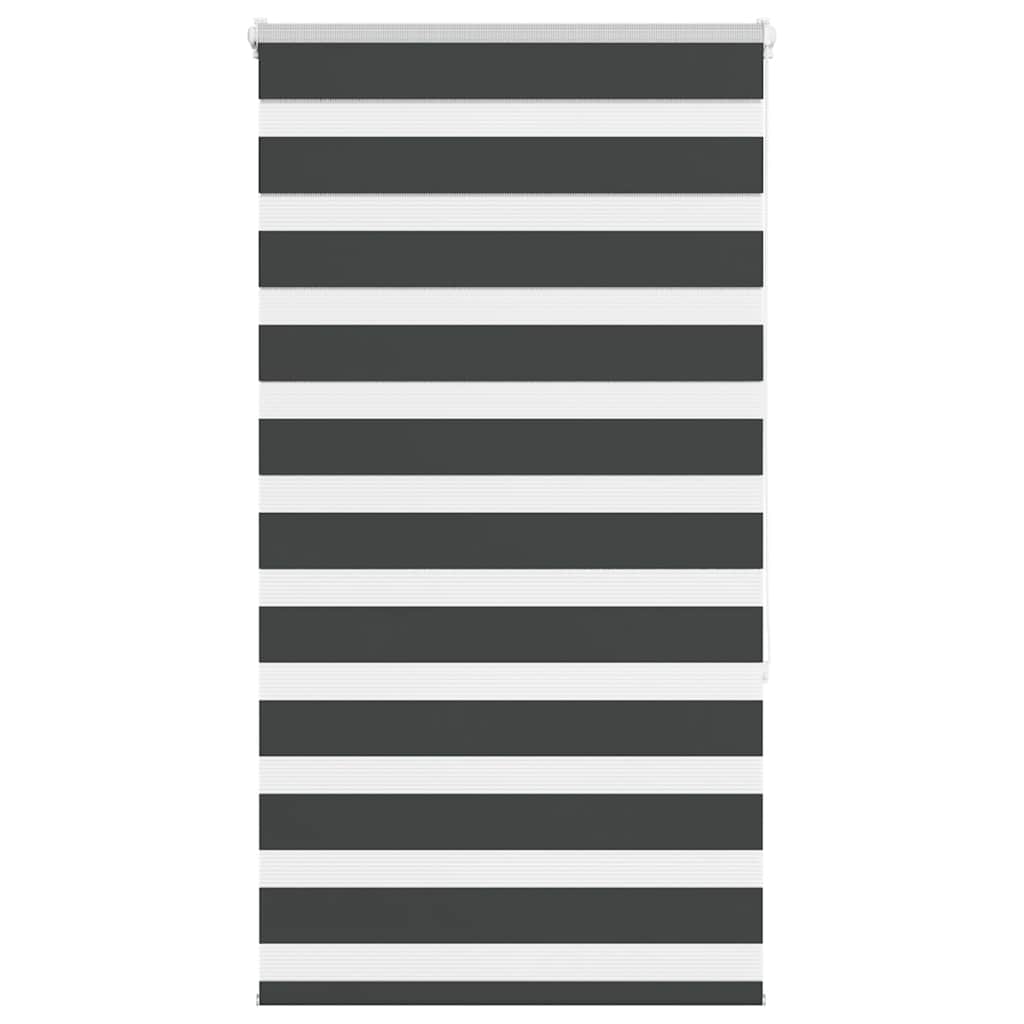 Zebra rolgordijn 85x150 cm stofbreedte 80,9 cm zwart is nu te koop bij PeponiXL, paradijselijk wonen!