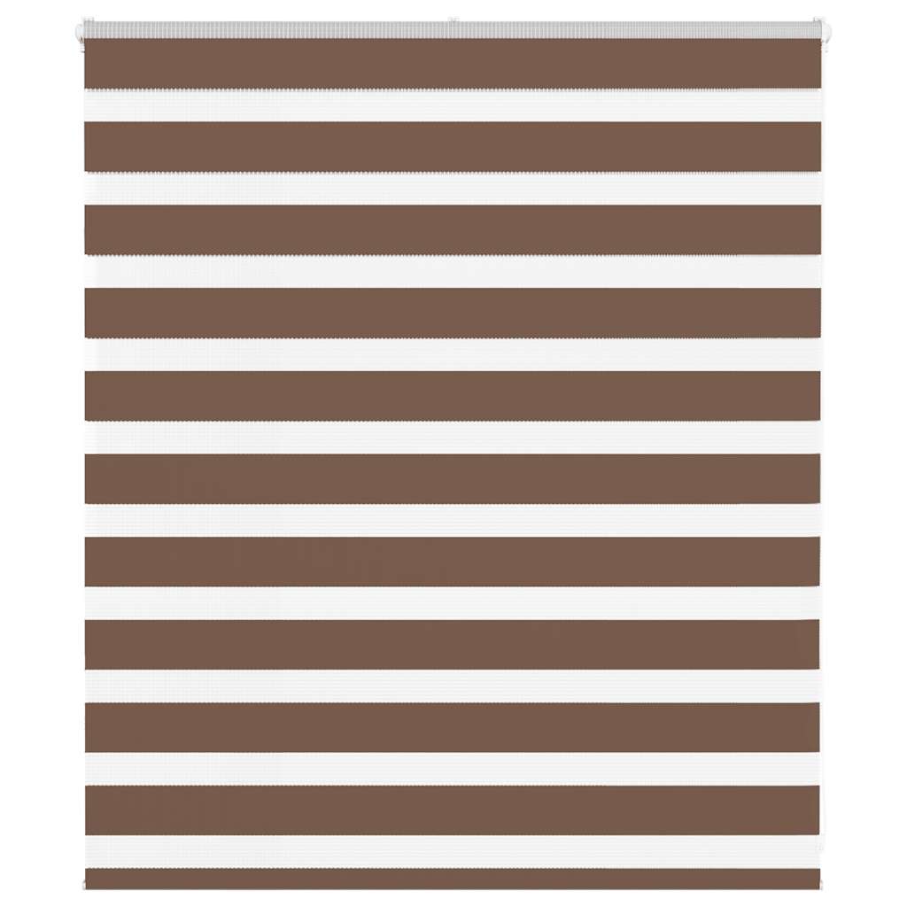 Zebra rolgordijn 120x100 cm stofbreedte 115,9cm polyester bruin is nu te koop bij PeponiXL, paradijselijk wonen!