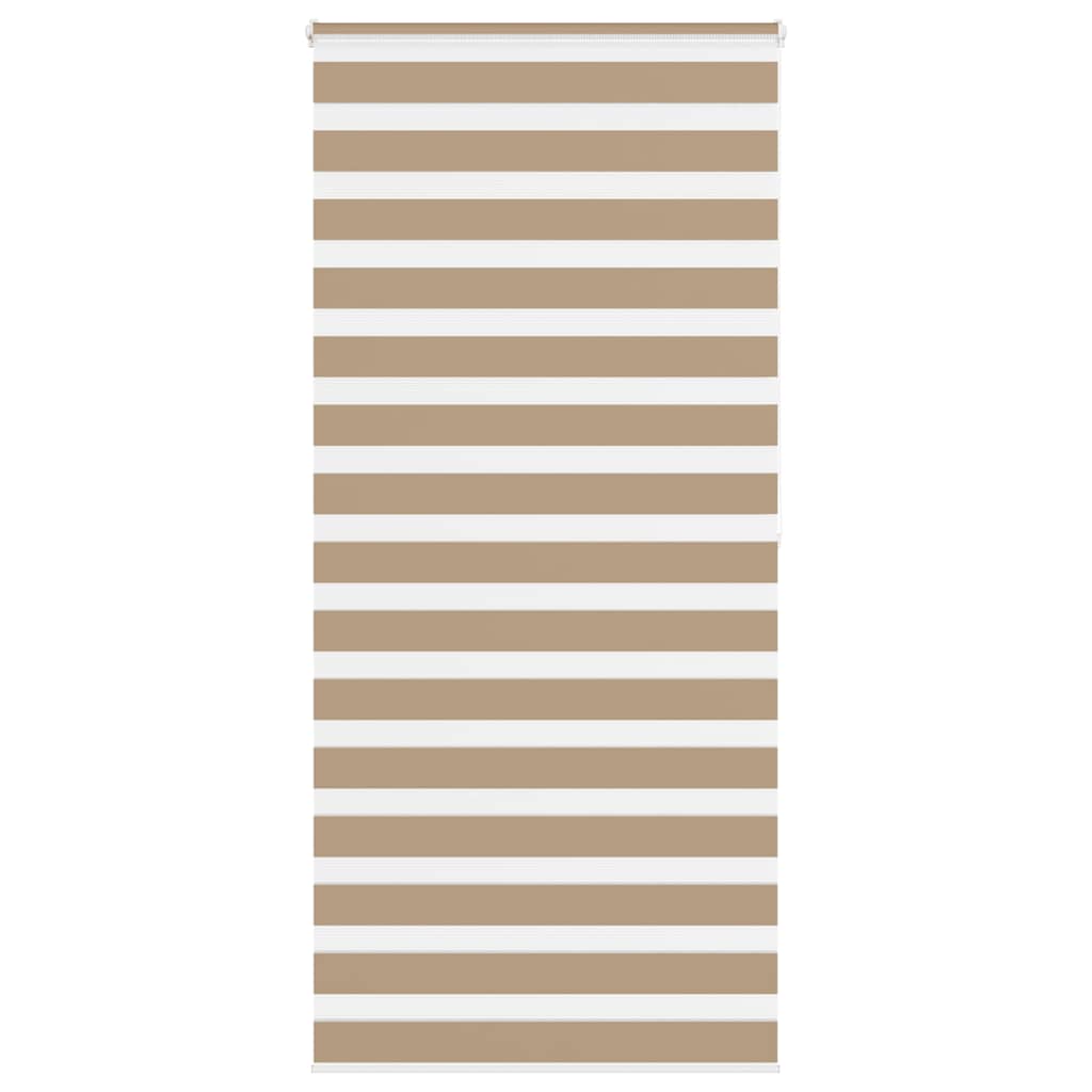 Zebra Blind 95x200 cm stofbreedte 90,9 cm polyester zandbruin is nu te koop bij PeponiXL, paradijselijk wonen!