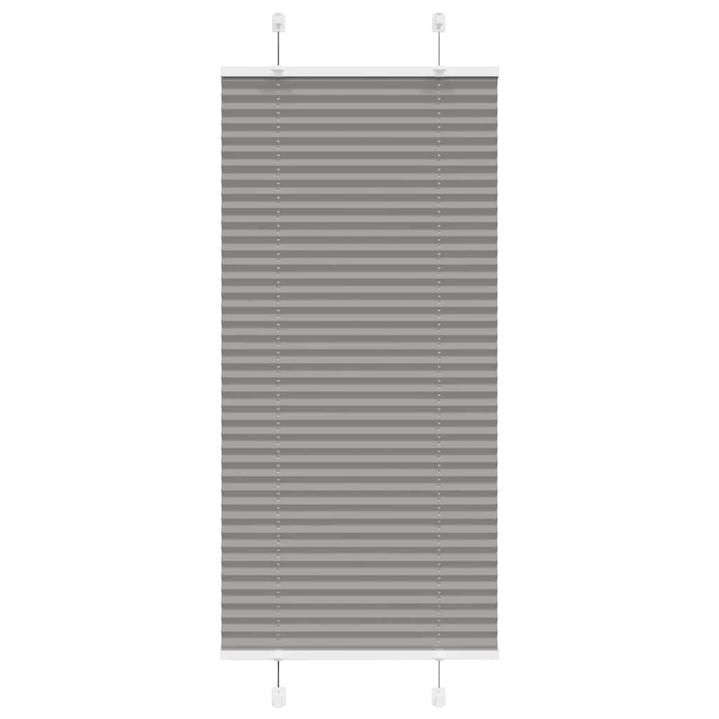 Plissé rolgordijn 60x150 cm stofbreedte 59,4 cm antraciet is nu te koop bij PeponiXL, paradijselijk wonen!