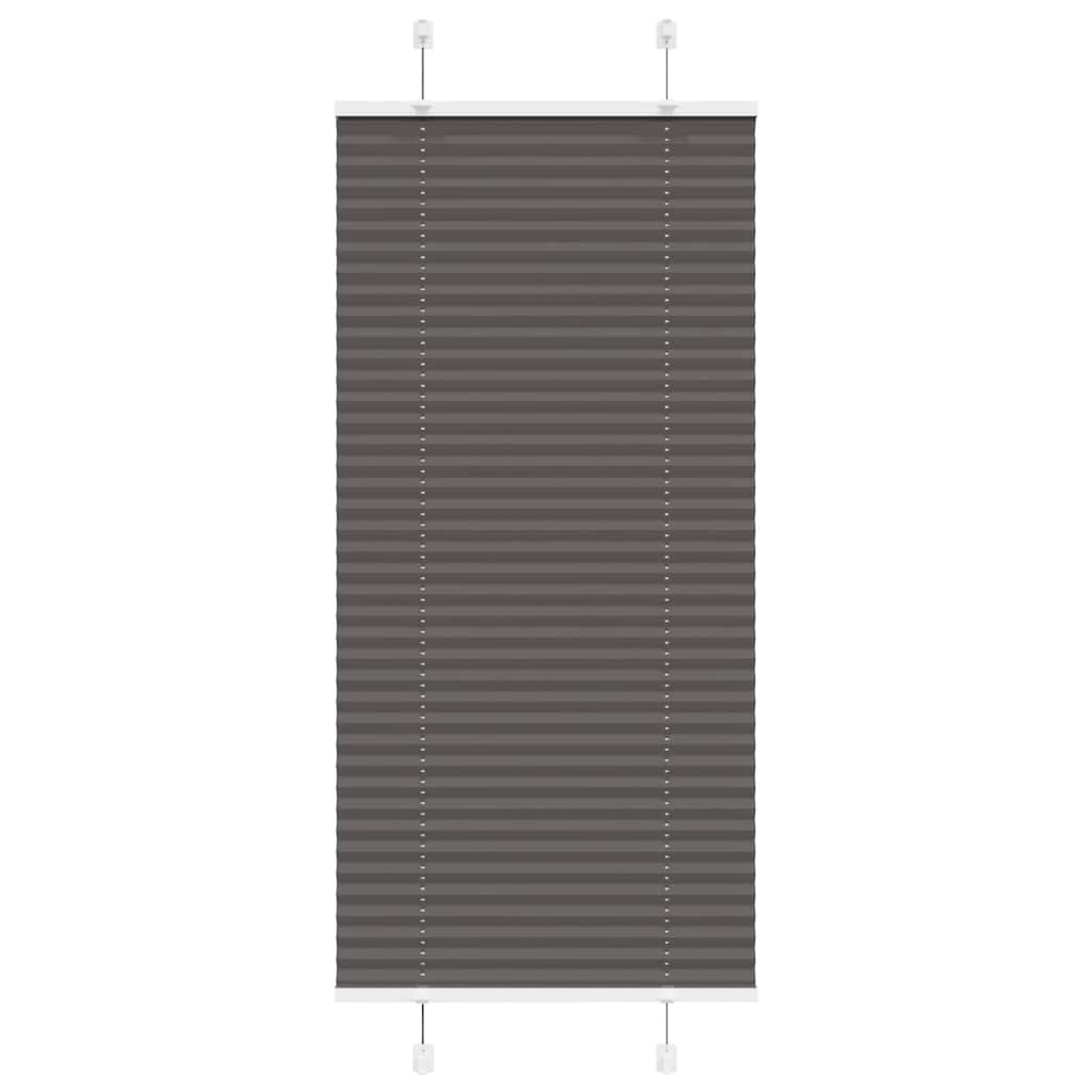 Plissé rolgordijn 60x150 cm stofbreedte 59,4 cm polyester zwart is nu te koop bij PeponiXL, paradijselijk wonen!