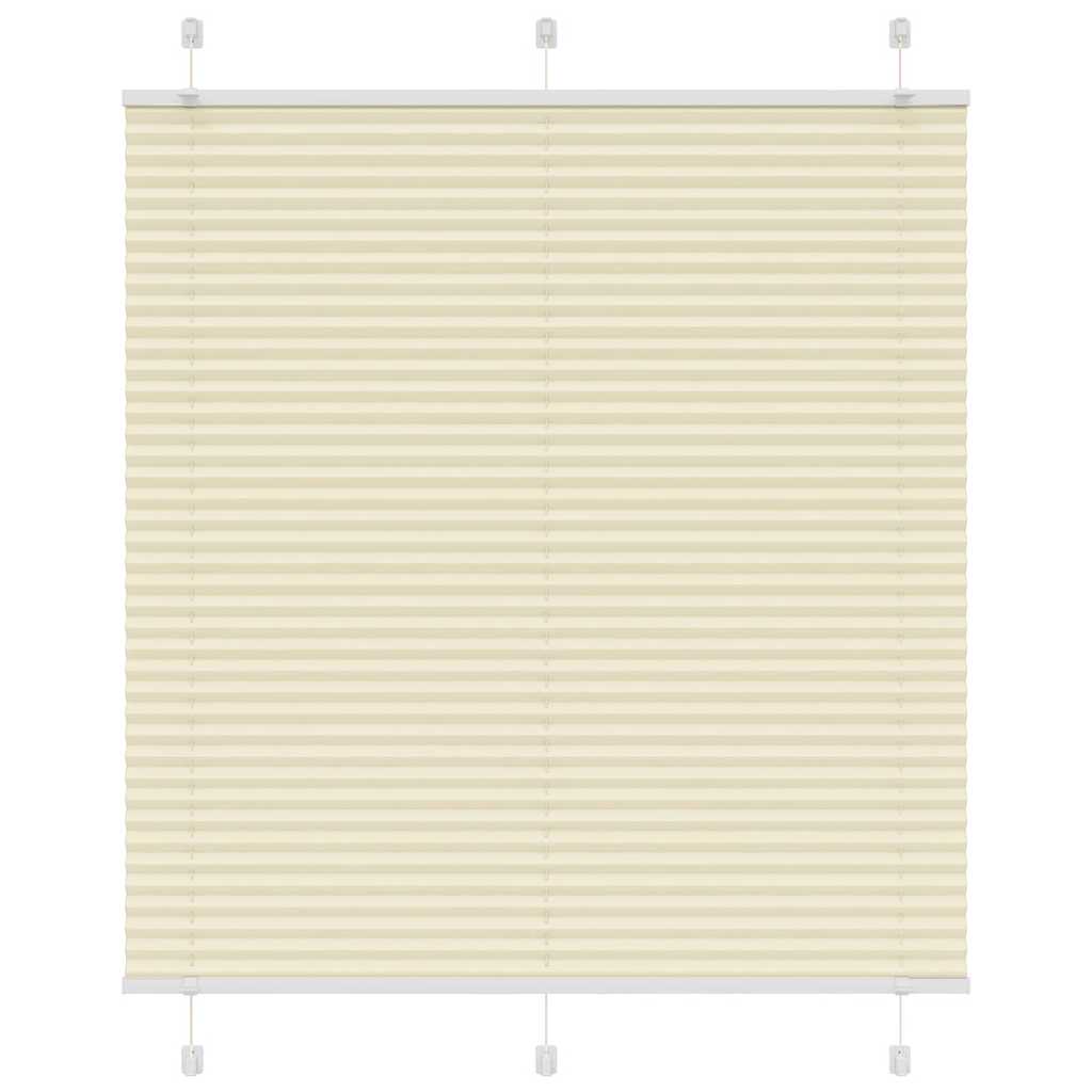 Plissé rolgordijn 115x100cm stofbreedte 114,4cm polyester crème is nu te koop bij PeponiXL, paradijselijk wonen!