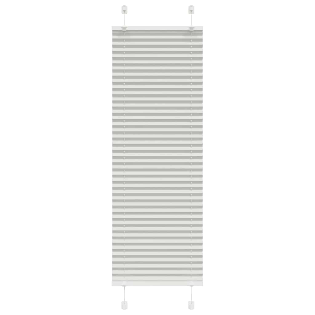 Plissé rolgordijn 50x100 cm stofbreedte 49,4 cm lichtgrijs is nu te koop bij PeponiXL, paradijselijk wonen!