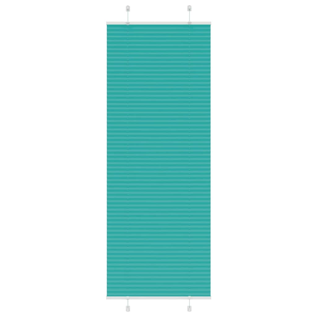 Plissé rolgordijn 70x200 cm stofbreedte 69,4 cm petrol groen is nu te koop bij PeponiXL, paradijselijk wonen!