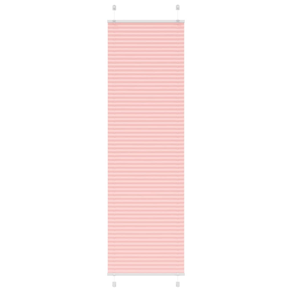 Plissé rolgordijn 65x200 cm stofbreedte 64,4 cm polyester roze is nu te koop bij PeponiXL, paradijselijk wonen!