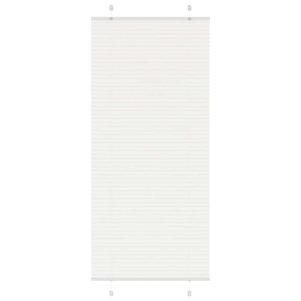Plissé rolgordijn 100x200 cm stofbreedte 99,4cm polyester wit is nu te koop bij PeponiXL, paradijselijk wonen!