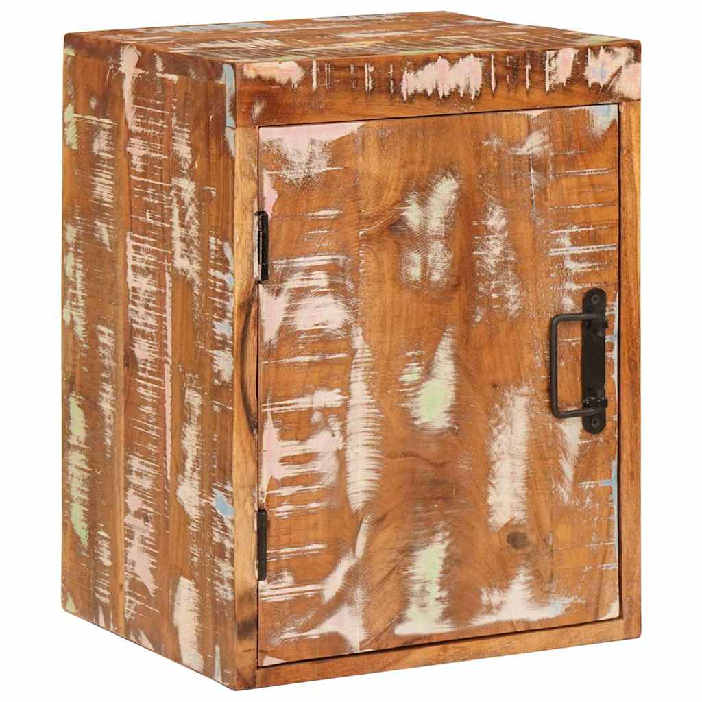 Nachtkastje Bruin 35 x 33 x 48 cm Massief gerecycled hout is nu te koop bij PeponiXL, paradijselijk wonen!