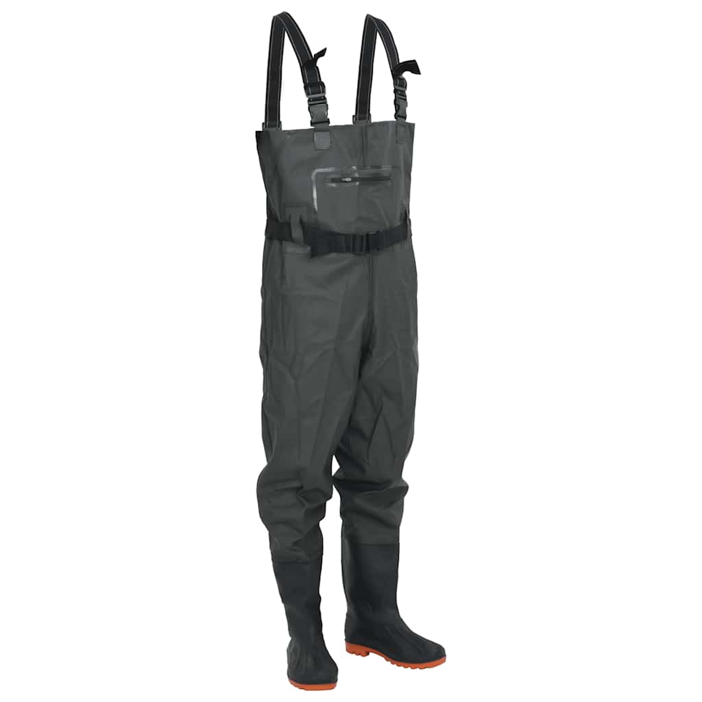 Waadpak met laarzen en riem maat 46 donkergroen is nu te koop bij PeponiXL, paradijselijk wonen!