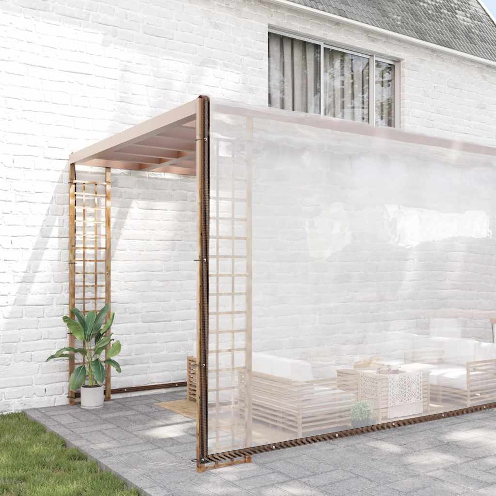 Doorzichtig zeildoek met zeilringen 10x12 m polyethyleen is nu te koop bij PeponiXL, paradijselijk wonen!
