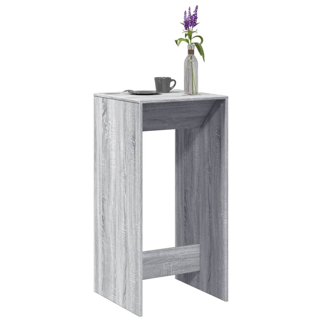 Bartafel 51x50x103,5 cm bewerkt hout grijs sonoma eikenkleurig is nu te koop bij PeponiXL, paradijselijk wonen!