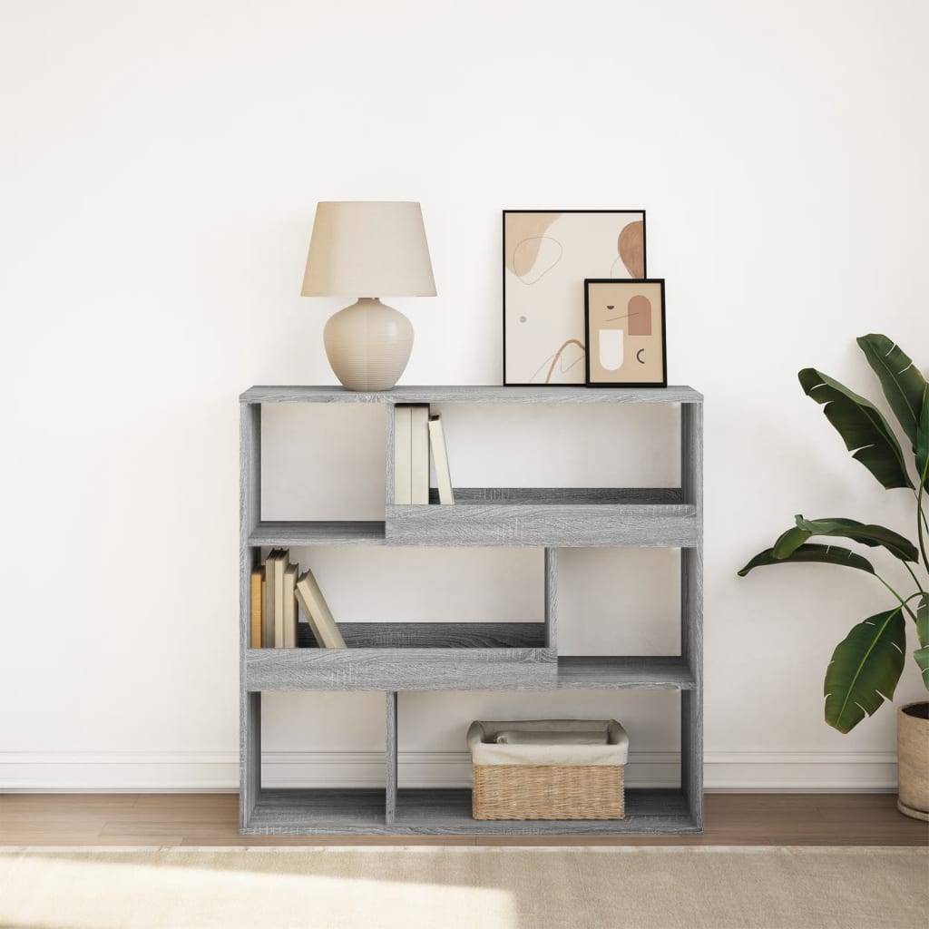 Boekenkast / kamerscherm 100x33x94,5 cm grijs sonoma eiken is nu te koop bij PeponiXL, paradijselijk wonen!
