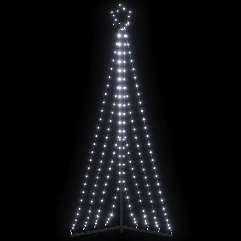 LED-kerstboom 339 LEDs koud wit 187 cm is nu te koop bij PeponiXL, paradijselijk wonen!