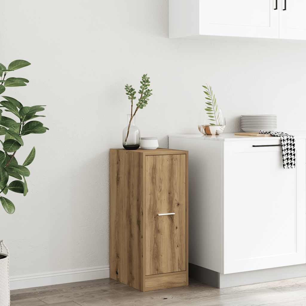 Apothekerskast 30x41x77,5 cm bewerkt hout artisanaal eikenkleur is nu te koop bij PeponiXL, paradijselijk wonen!