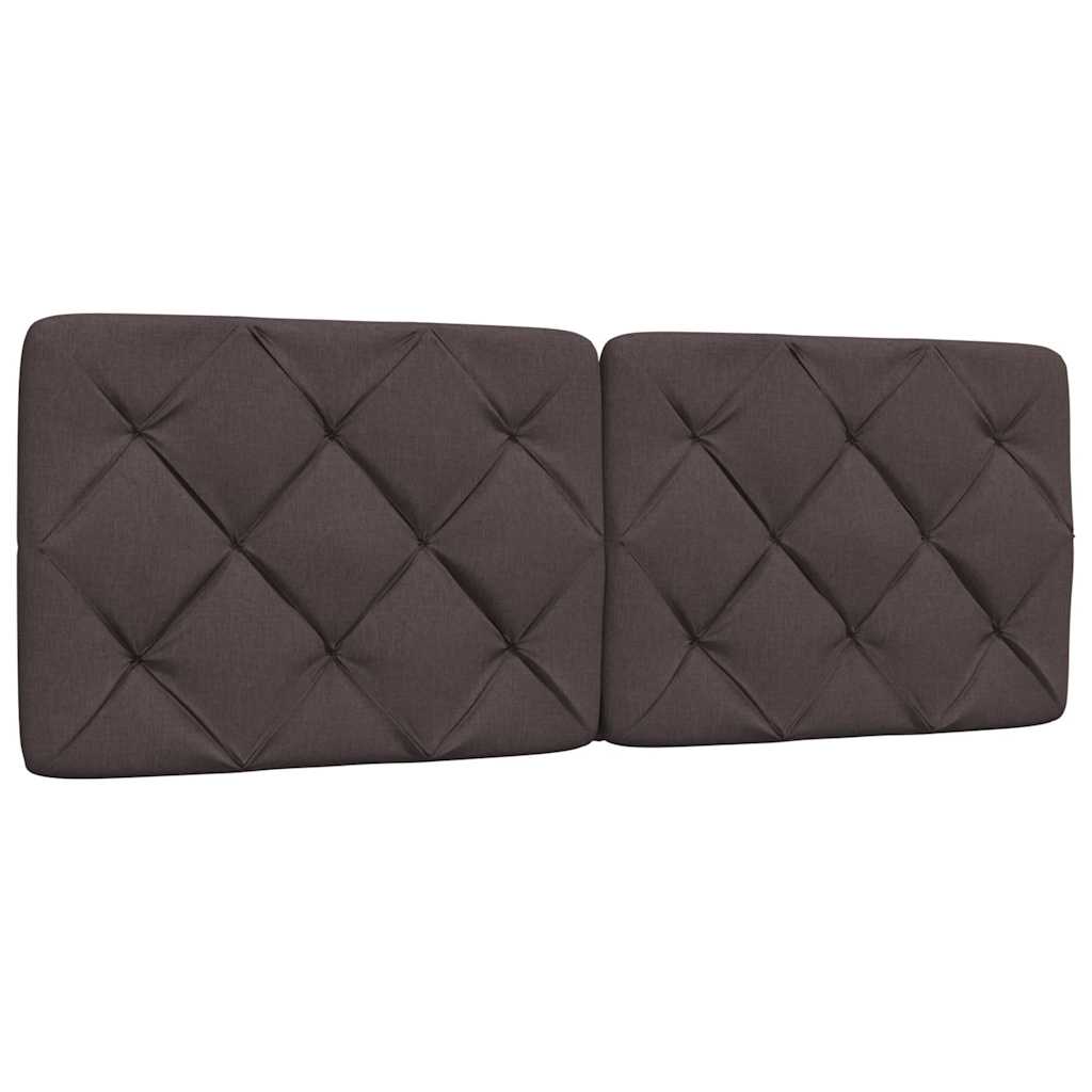 Hoofdbordkussen 120 cm stof donkerbruin is nu te koop bij PeponiXL, paradijselijk wonen!