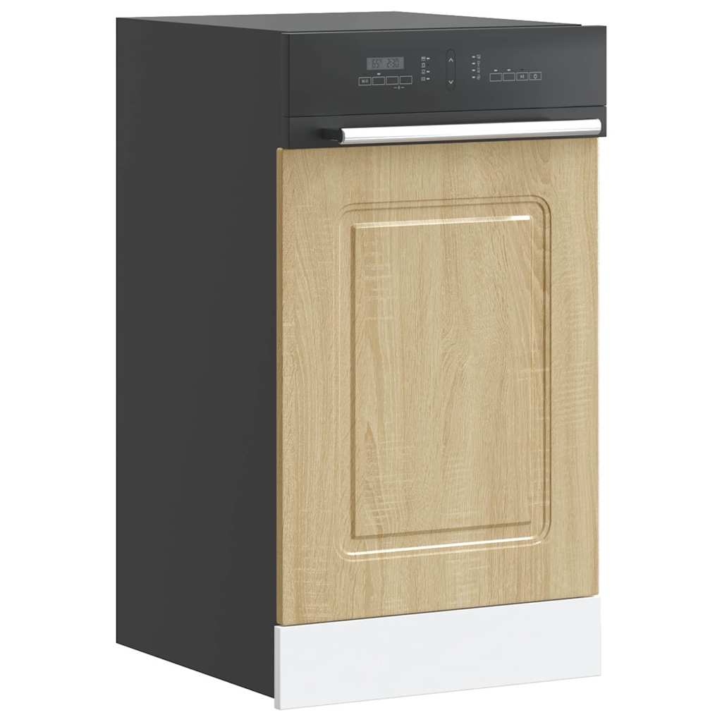 Vaatwaspaneel Kalmar 45x1,5x57 cm bewerkt hout sonoma eiken is nu te koop bij PeponiXL, paradijselijk wonen!