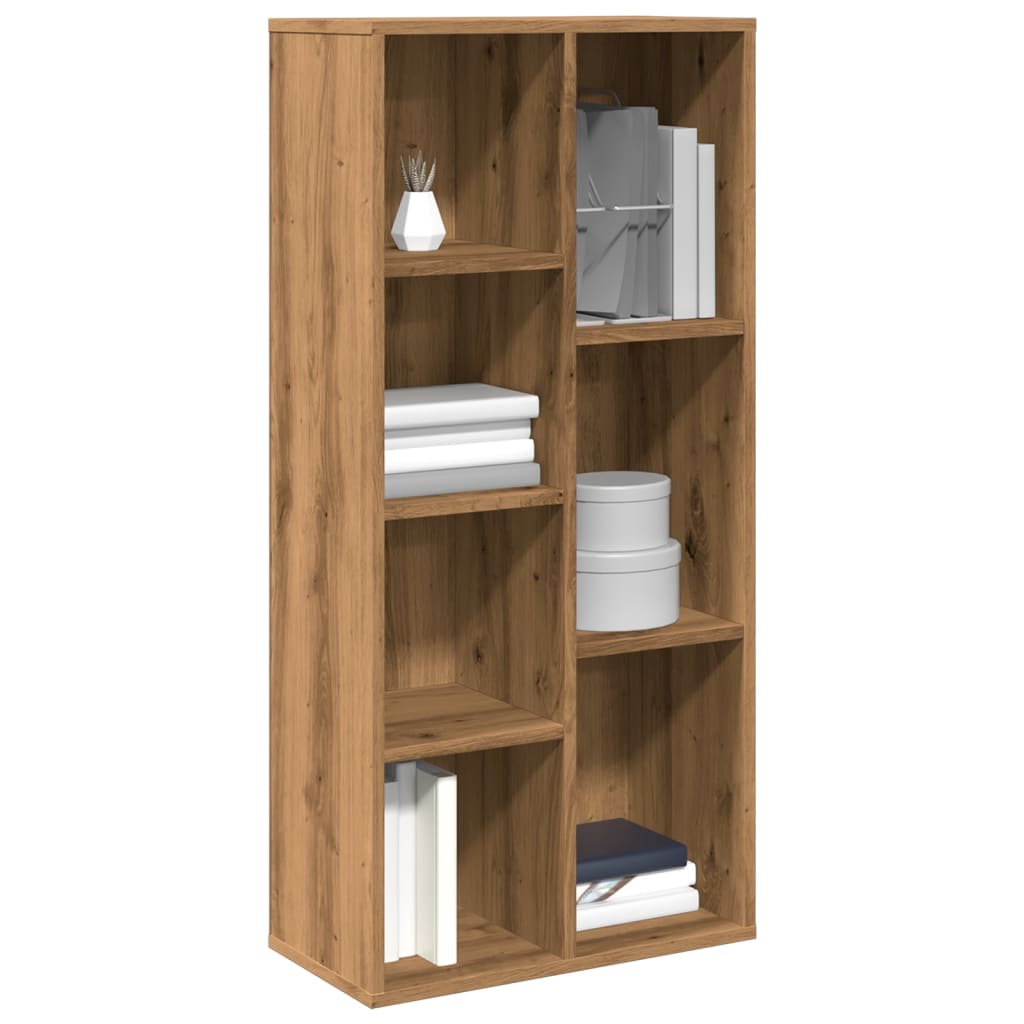 Boekenkast 50x25x104 cm artisanaal eikenkleur is nu te koop bij PeponiXL, paradijselijk wonen!