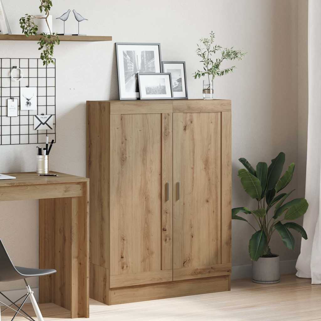 Boekenkast 82,5x30,5x115 cm bewerkt hout artisanaal eikenkleur is nu te koop bij PeponiXL, paradijselijk wonen!
