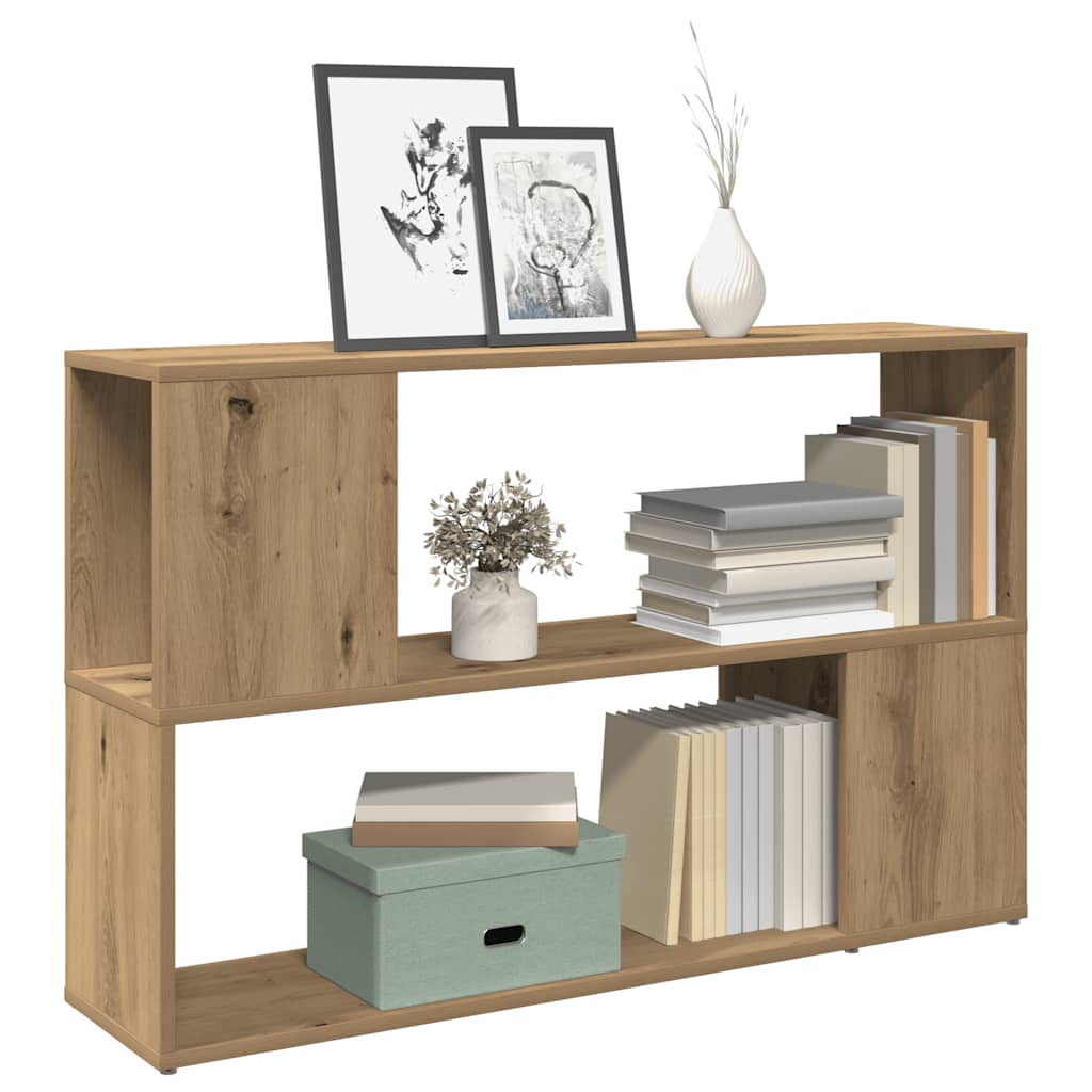 Boekenkast 100x24x63 cm bewerkt hout artisanaal eikenkleur is nu te koop bij PeponiXL, paradijselijk wonen!