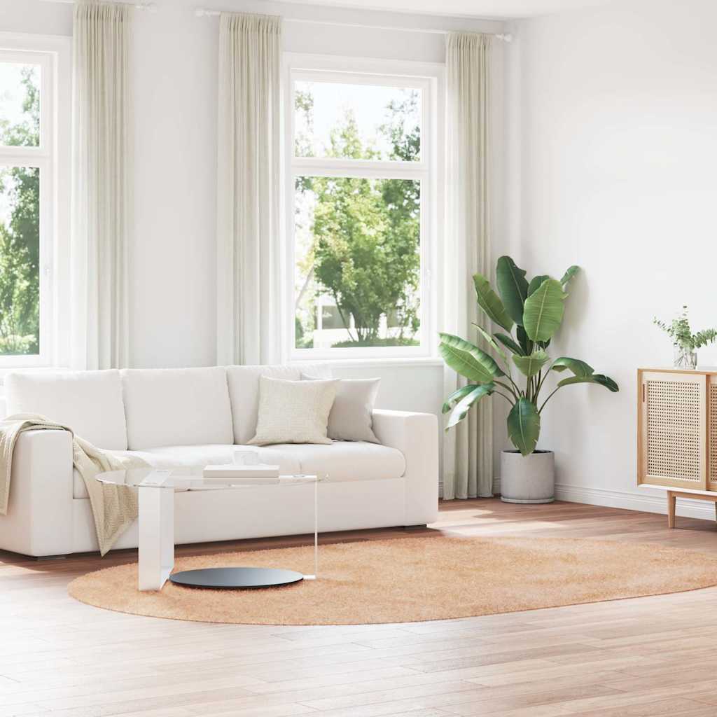 Hoogpolig vloerkleed NAVARRA 300x200 cm polyester beige is nu te koop bij PeponiXL, paradijselijk wonen!