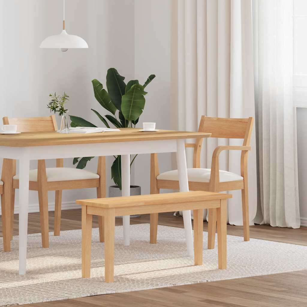 Bank 90 cm massief hout rubber is nu te koop bij PeponiXL, paradijselijk wonen!