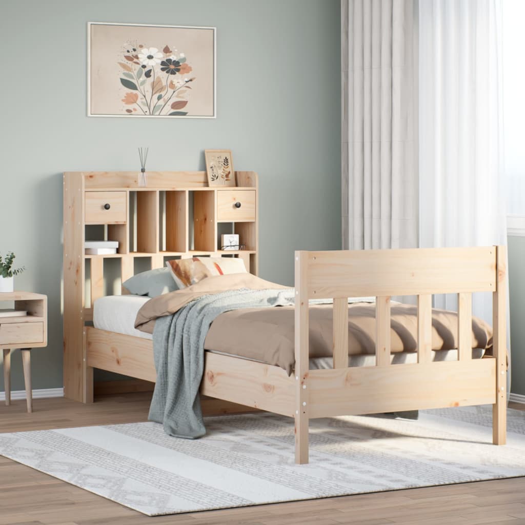 Bedframe zonder matras massief grenenhout 90x190 cm is nu te koop bij PeponiXL, paradijselijk wonen!