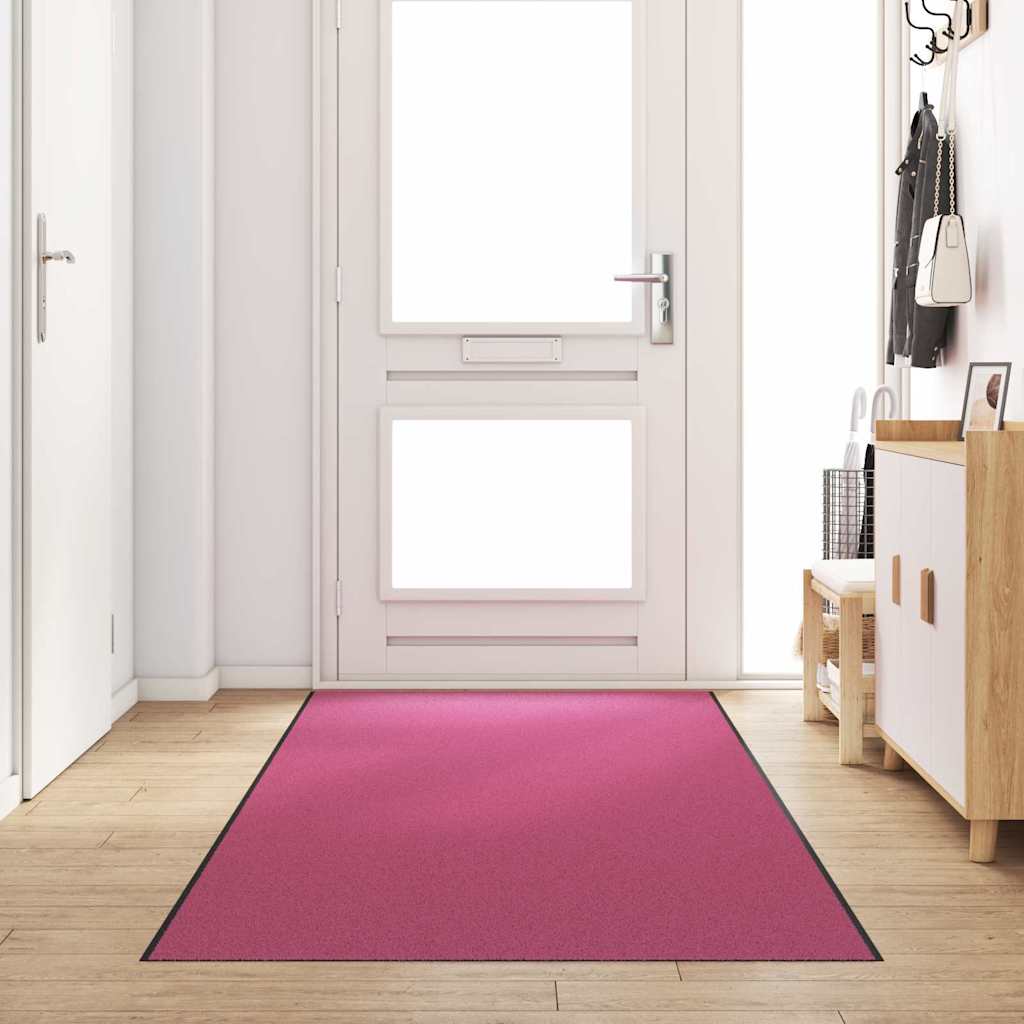 Deurmat Anders Roze en Zwart 120 x 400 cm Polyamide en PVC is nu te koop bij PeponiXL, paradijselijk wonen!