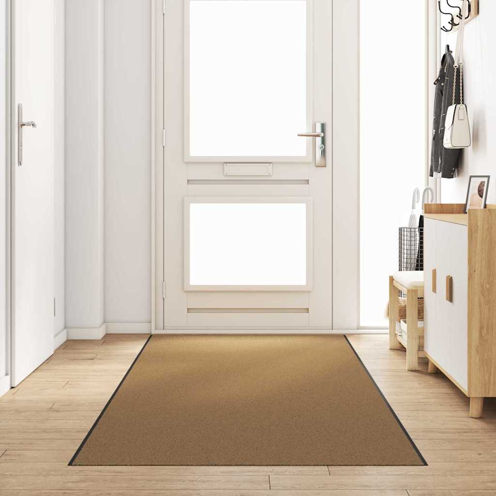 Deurmat Anders Crème en Zwart 120 x 400 cm Polyamide en PVC is nu te koop bij PeponiXL, paradijselijk wonen!