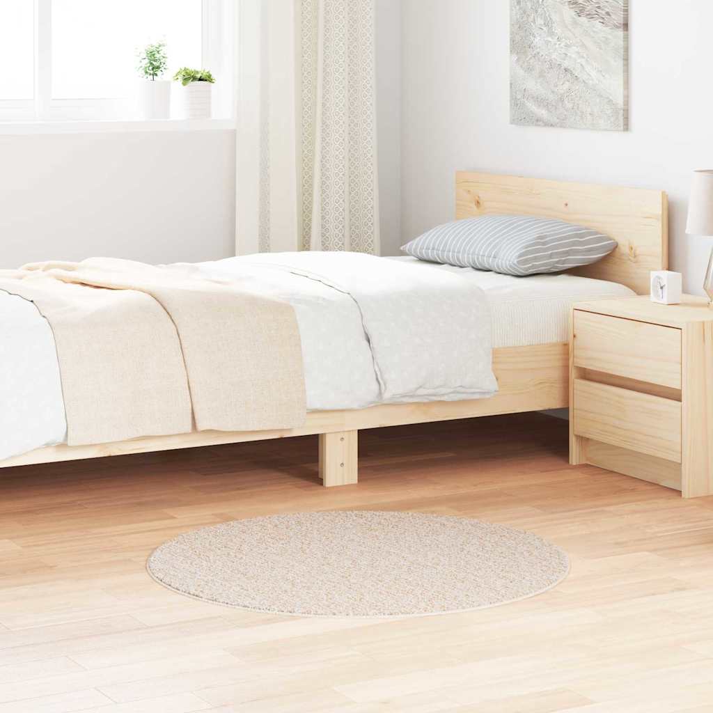 Antislip Shaggy Tapijt Crème 90 x 90 cm PP is nu te koop bij PeponiXL, paradijselijk wonen!