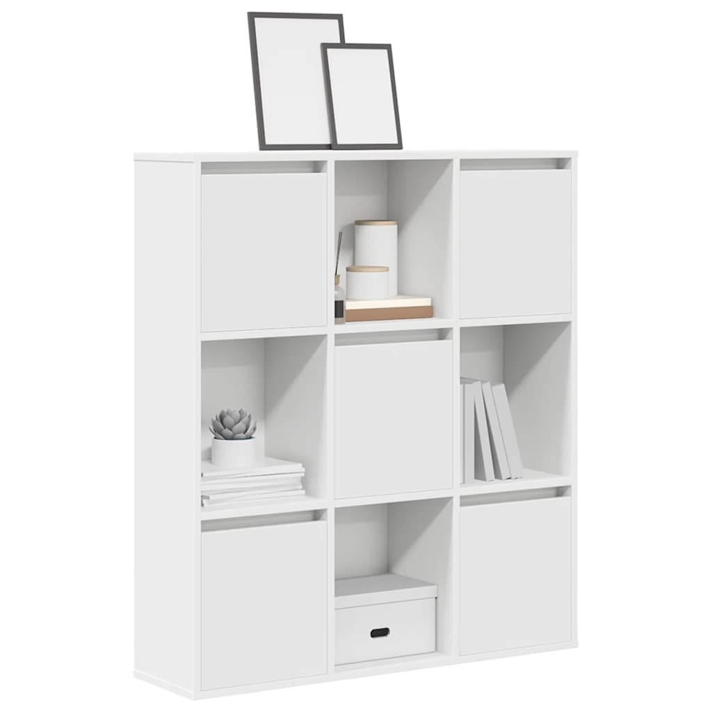 Boekenkast 89x24x101,5 cm bewerkt hout wit is nu te koop bij PeponiXL, paradijselijk wonen!
