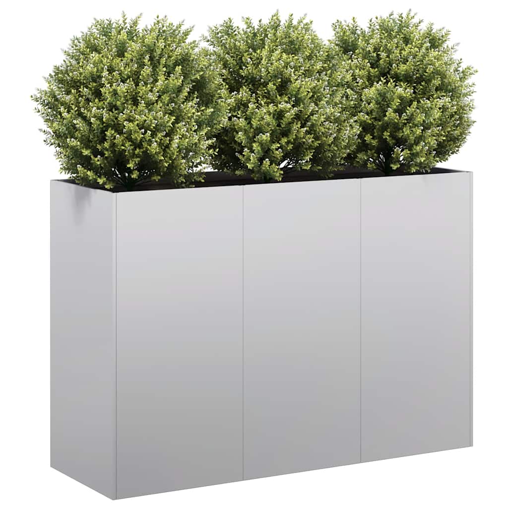 Plantenbak 120x40x80 cm gegalvaniseerd staal is nu te koop bij PeponiXL, paradijselijk wonen!