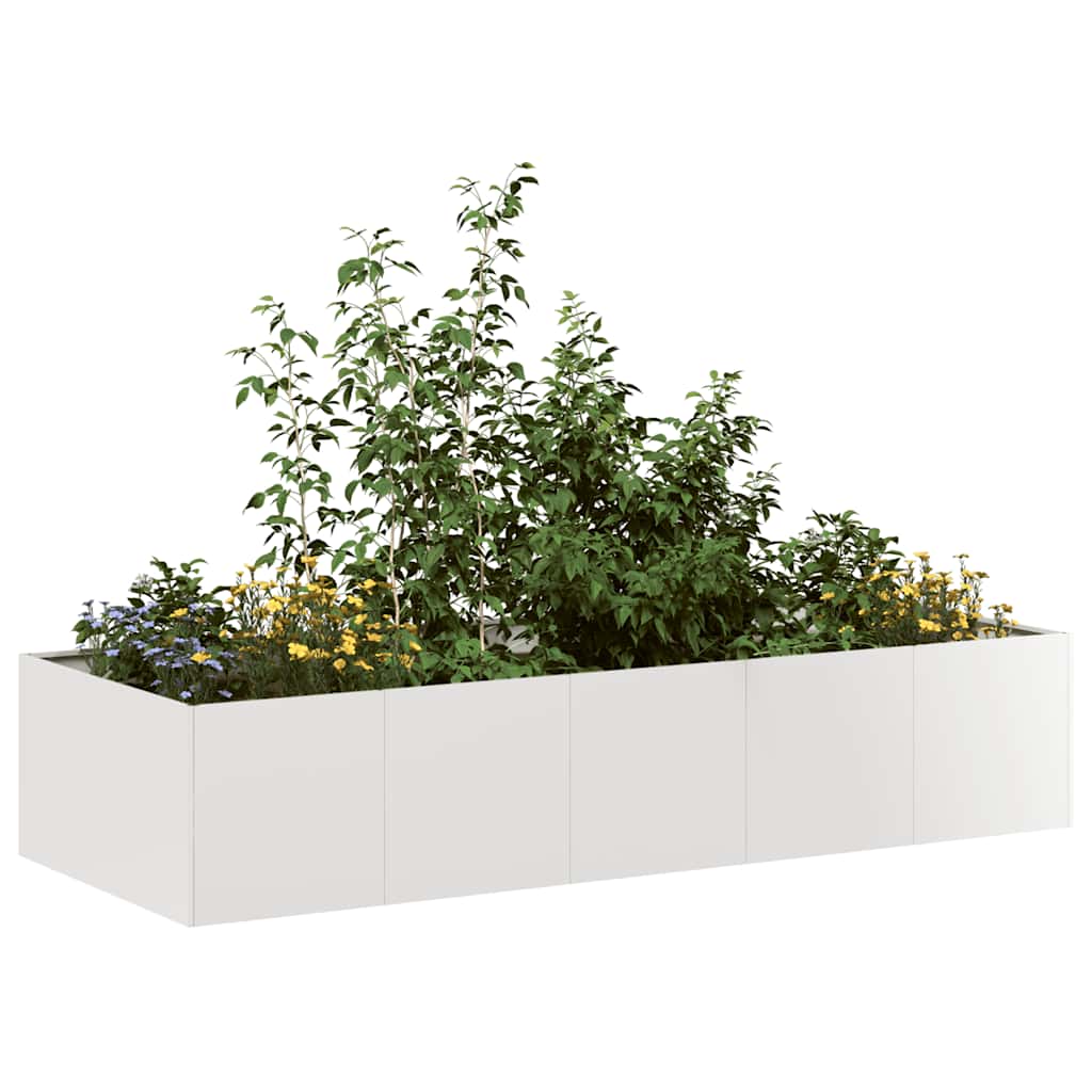 Plantenbak 200x80x40 cm roestvrij staal is nu te koop bij PeponiXL, paradijselijk wonen!