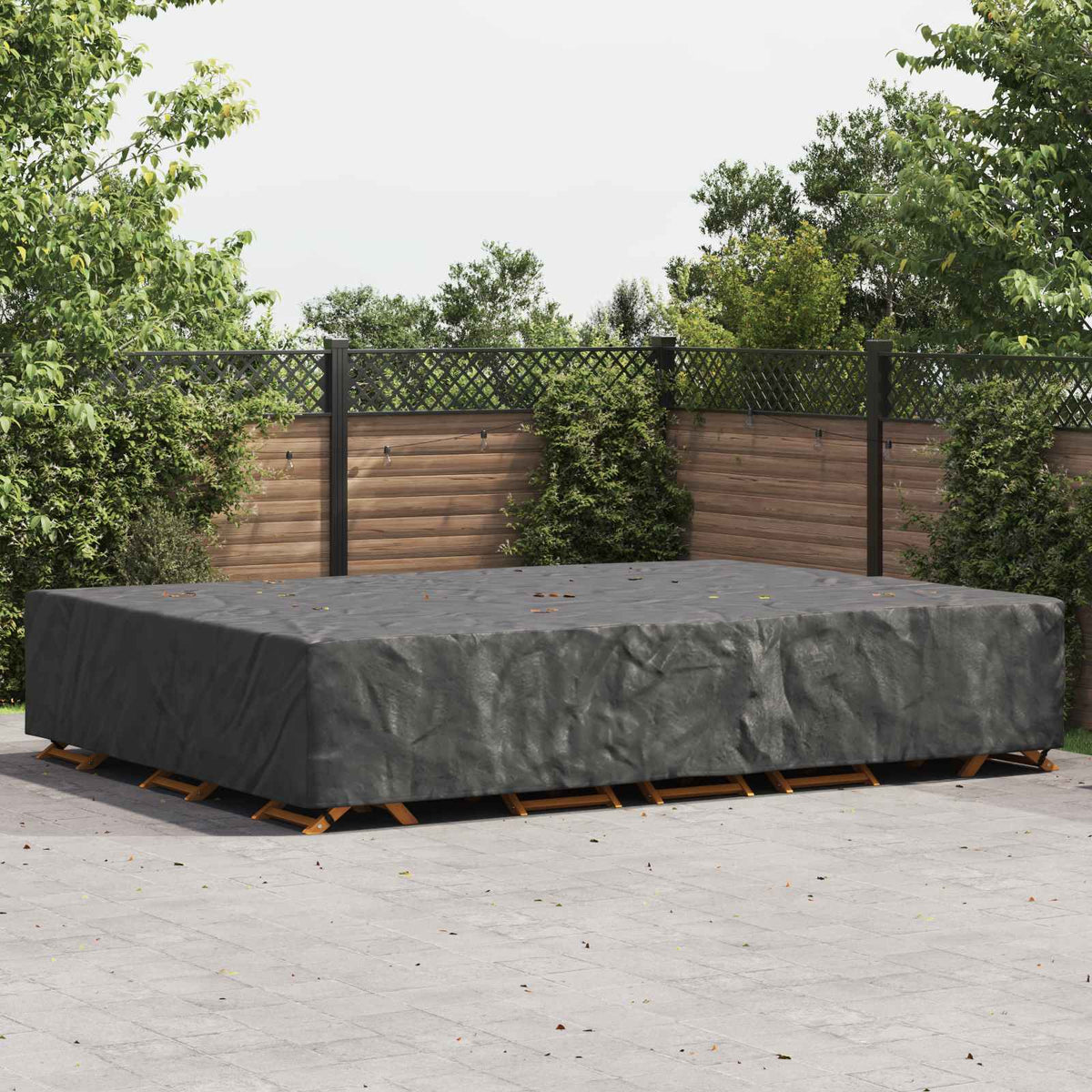 Meubelhoes Effen Zwart 350 x 260 x 90 cm 420D is nu te koop bij PeponiXL, paradijselijk wonen!