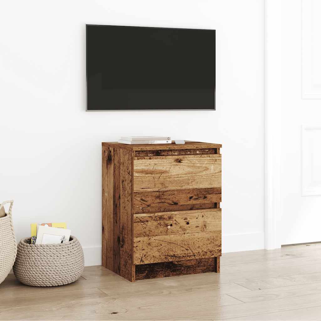 Tv-meubel 40x35x54 cm spaanplaat oud hout is nu te koop bij PeponiXL, paradijselijk wonen!