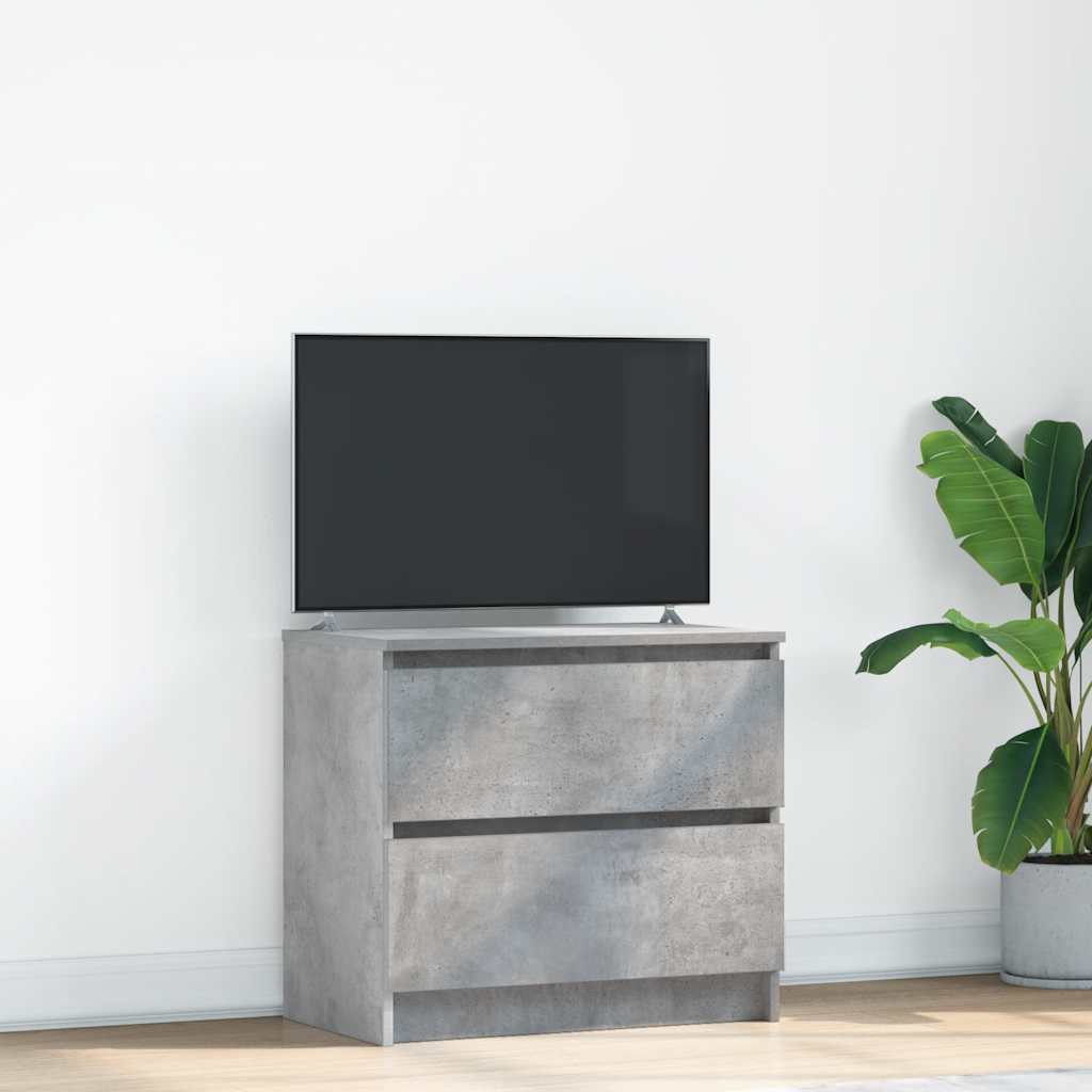 Tv-meubel 60x35x54 cm bewerkt hout betongrijs is nu te koop bij PeponiXL, paradijselijk wonen!